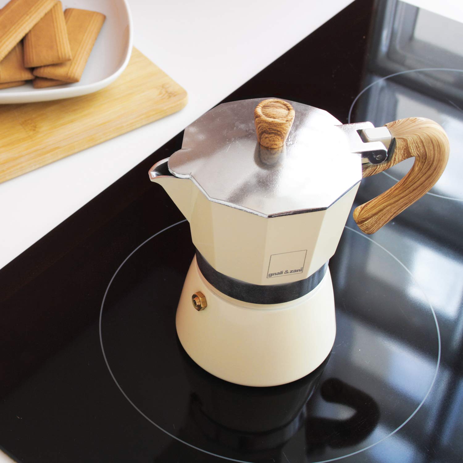 Amazon.com: Gnali & Zani Venezia Espresso Maker, Grey, for 9 Cups